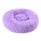 Round Dog Bed For Dog Cat Winter Warm Sleeping