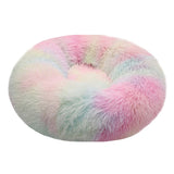 Round Dog Bed For Dog Cat Winter Warm Sleeping