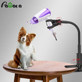 Pet Hair Dryer Stand Fixed Bracket 360 Degree Rotating Freely Retractable Rack Convenient  Free Hands Care Accessories for Dog C