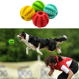 Pet Dog Toys Extra-tough Rubber Ball Toy Funny Interactive Elasticity Ball Dog Chew Toys For Dog Tooth Cleaning Ball Of Food