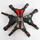 New Pets Dog Harness Vest Reflective Tape Breathable Mesh Pet Dogs Leash Harness S/M/L/XL Dog Collar Accessories LBShipping