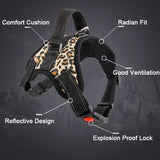 New Pets Dog Harness Vest Reflective Tape Breathable Mesh Pet Dogs Leash Harness S/M/L/XL Dog Collar Accessories LBShipping