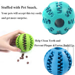 Pet Dog Toys Extra-tough Rubber Ball Toy Funny Interactive Elasticity Ball Dog Chew Toys For Dog Tooth Cleaning Ball Of Food